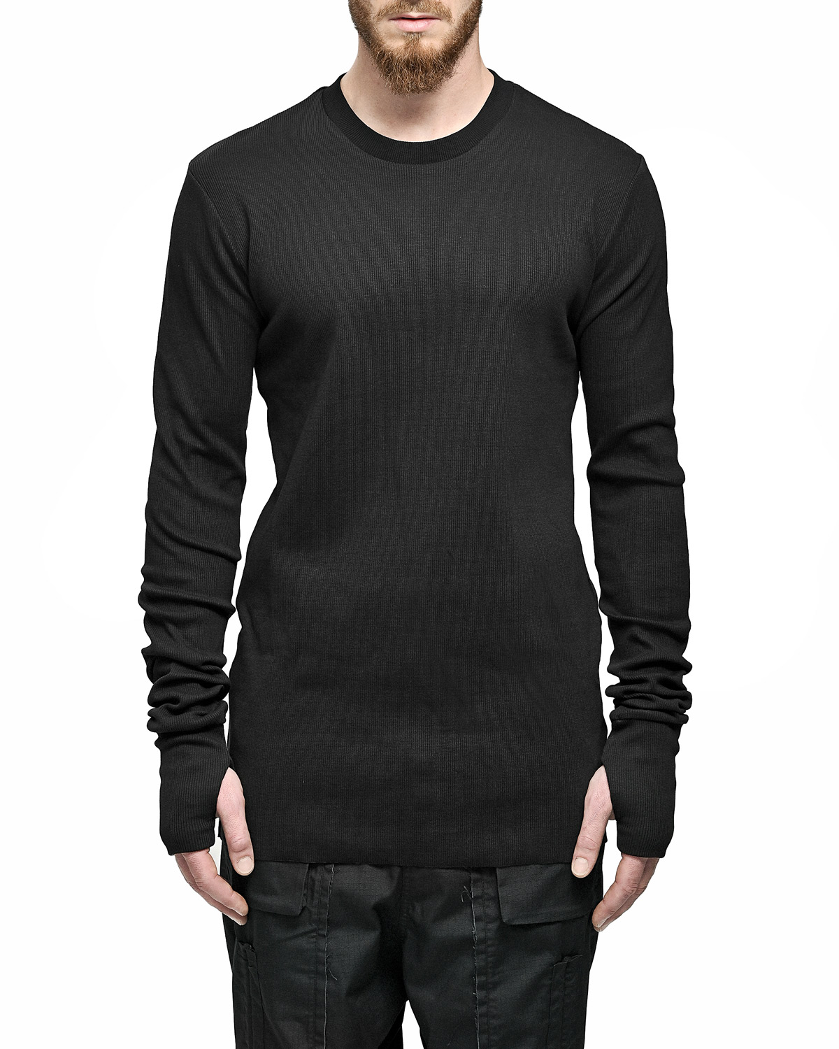 LAYERED-RIB-LONG-SLEEVE-T-