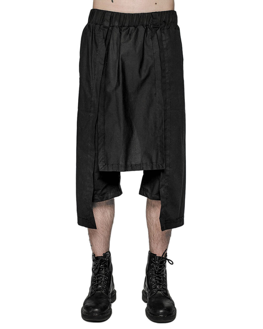 Layered Panels Skirt-Shorts