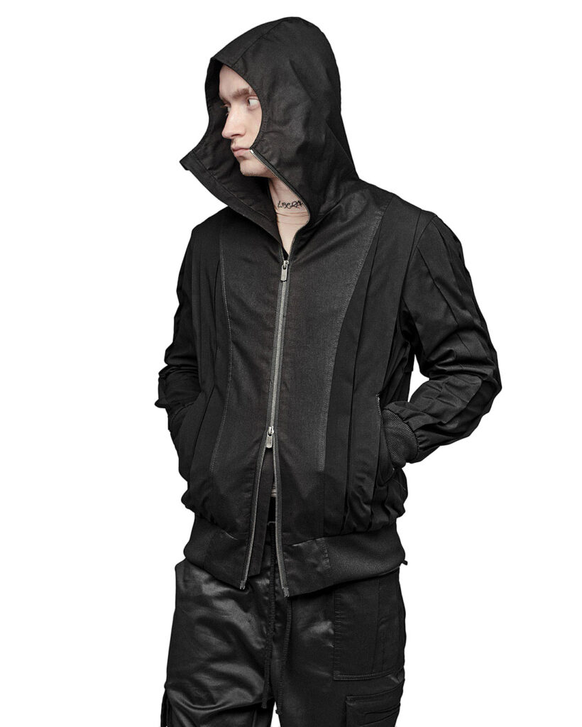 MINOAR.COM | Quantum Crushed Hooded Segment Jacket