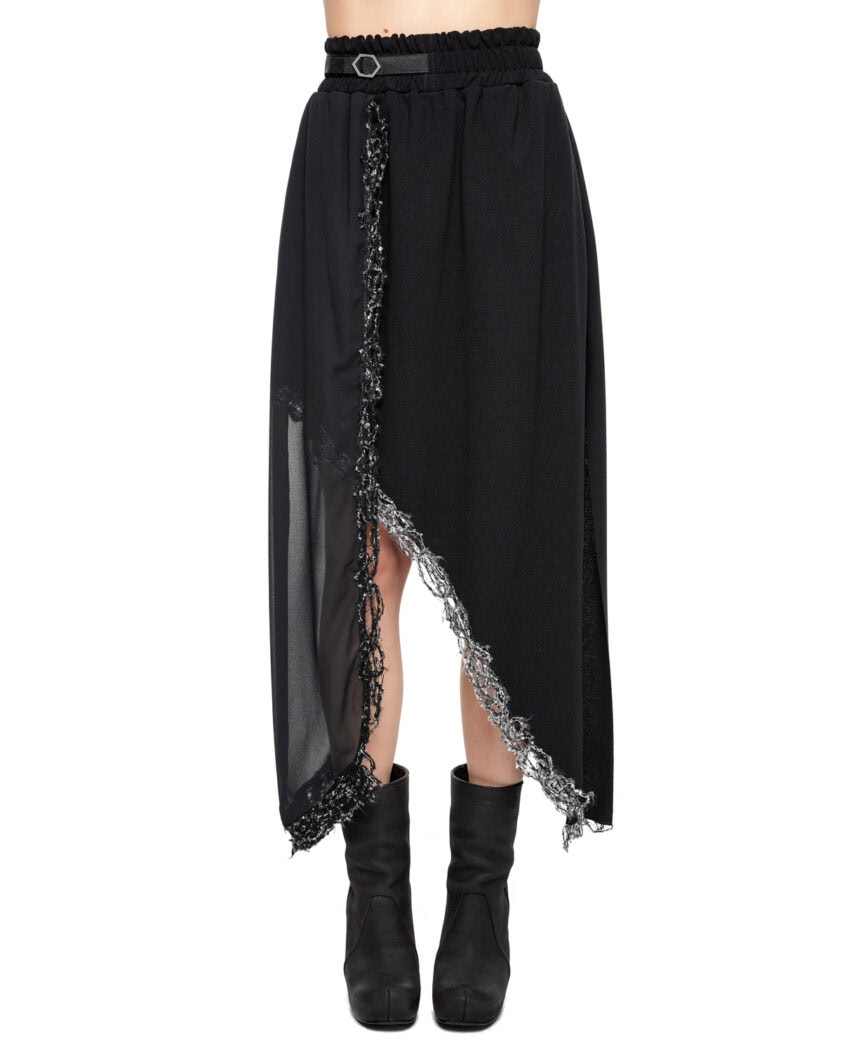 Aspect Silk & Wool Fiber Bond Blend Skirt