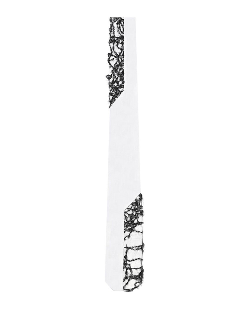 Phase White Contrast Tie