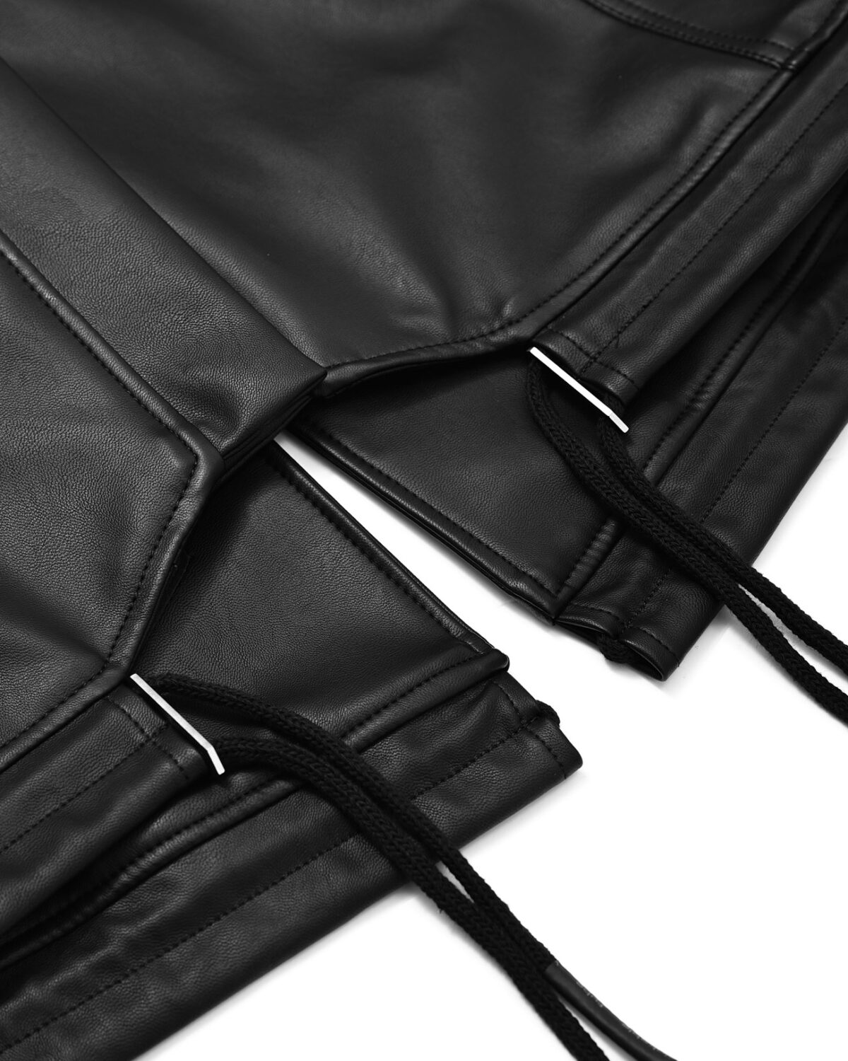 Construct Vegan Leather Cinched Parka