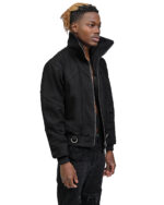 Black Hexa High Bomber Jacket
