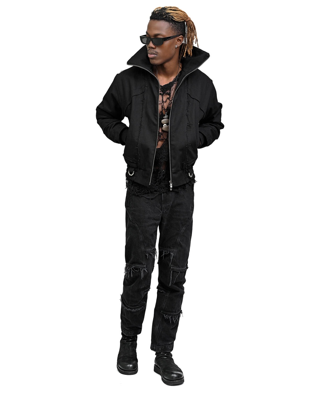 Hexa High Bomberjacke schwarz