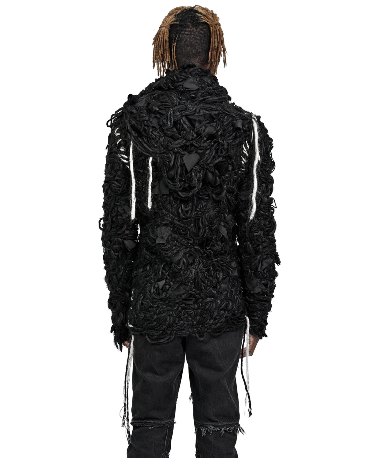 Fiber Bond Friction Wool Scarf Sweater