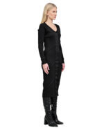 Particle Angled Long-sleeve Dress