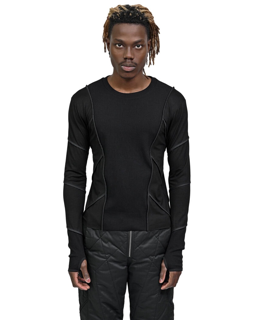 Particle Long Sleeve Angled Top