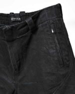 String Denim Wash Curve Hose