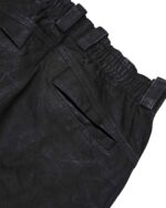 String Denim Wash Curve Hose
