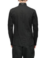 Deconstruct Collarless Layers Shirt