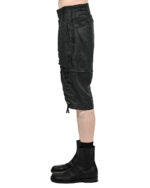 Linen Construct Raw Edge Shorts