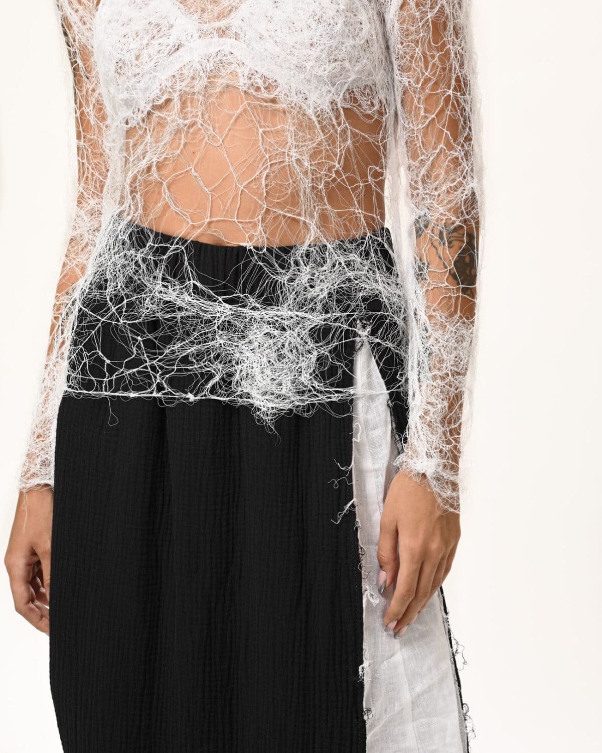 Fiber Bond Soft Sheer White Top