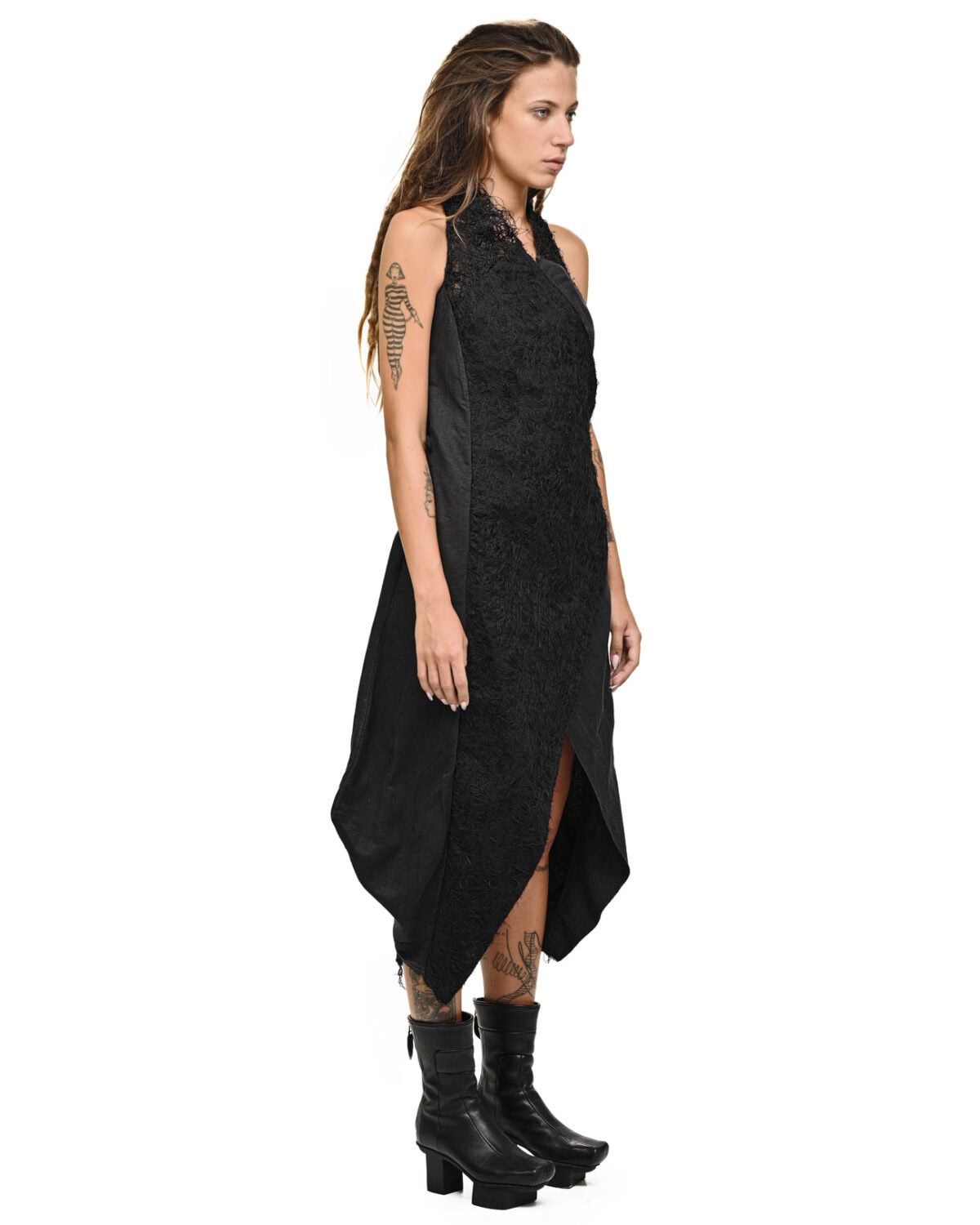 Silk Fiber Bond Construct Dress