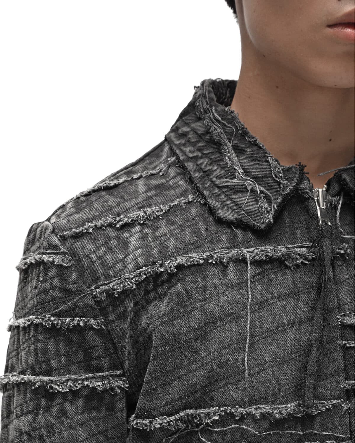 Ashes Linear Cut Washed Jacket