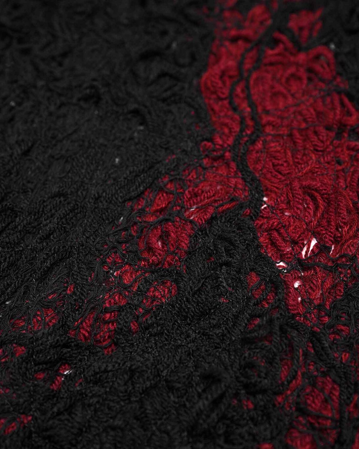 Fiber Bond Magma Long Scarf