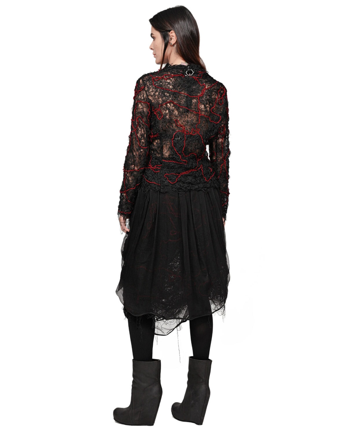 Fiber Bond Volcano Sheer Blazer