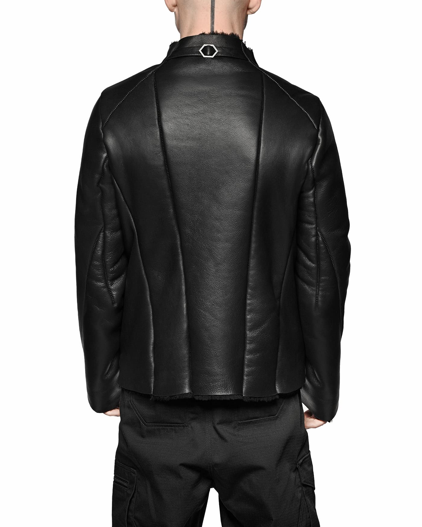 Work Solid Patchwork Buckle Mandarin Collar Outerwear(3 Colors) Work Solid Patchwork Buckle Mandarin Collar Outerwear(3 Colors)