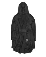 Reverse Edge Hood Buckle Cardigan