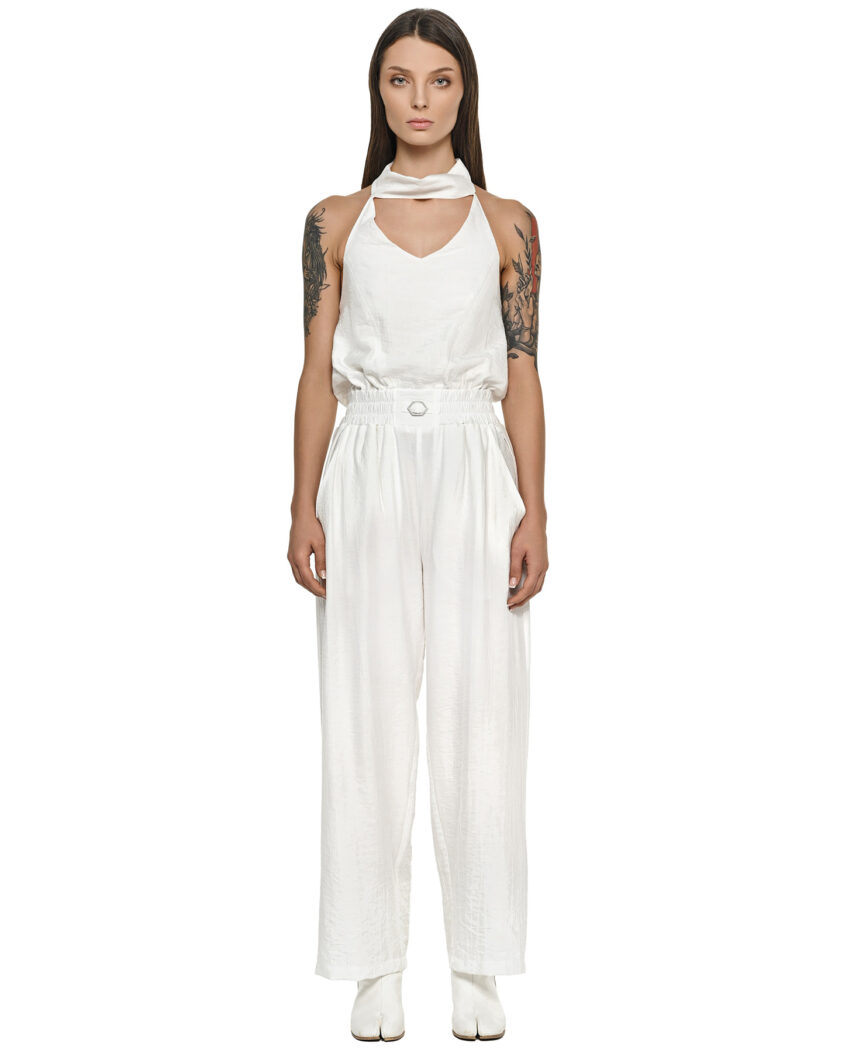 Array Bow Collar Bone Overall