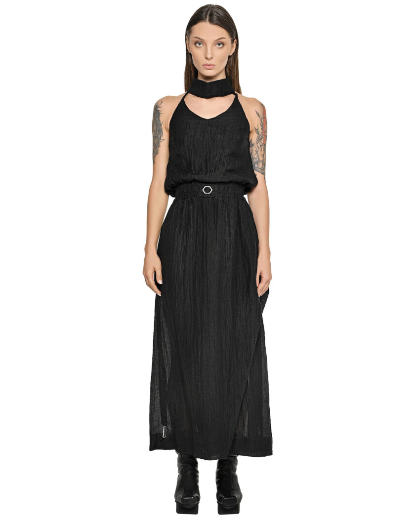 Parallax Layers Collar Dress