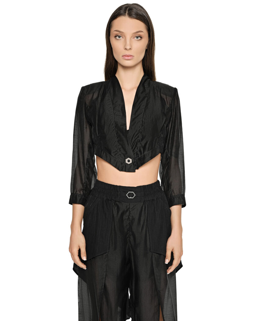 Radiant Semi-Sheer Blazer